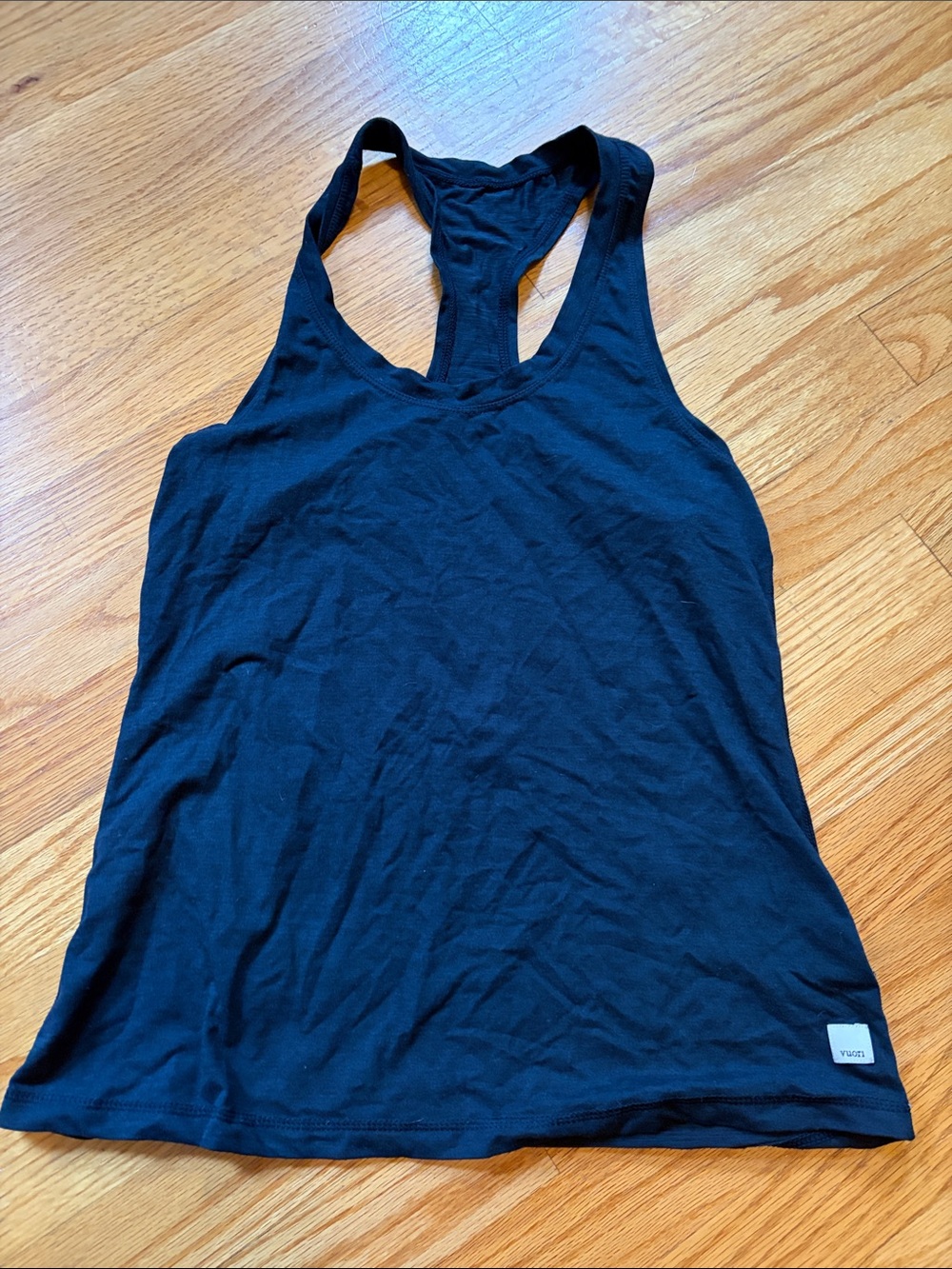 Vuori Black Racerback Tank